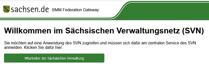 Abbildung Auswahl Identitätsprovider