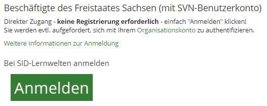 Abbildung Anmelden-Schaltfläche