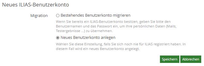 Abbildung Neues Benutzerkonto erstellen